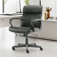 MyDepot Modern PU Leather Executive Swivel Task Chair