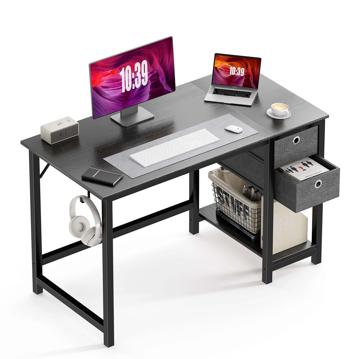 MyDepot Office Computer Desk with Drawers