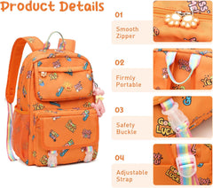 MyDepot Backpack for School Suitable Ages 6-8 Kids