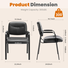 MyDepot Guest Reception Desk Chairs 1 Pack