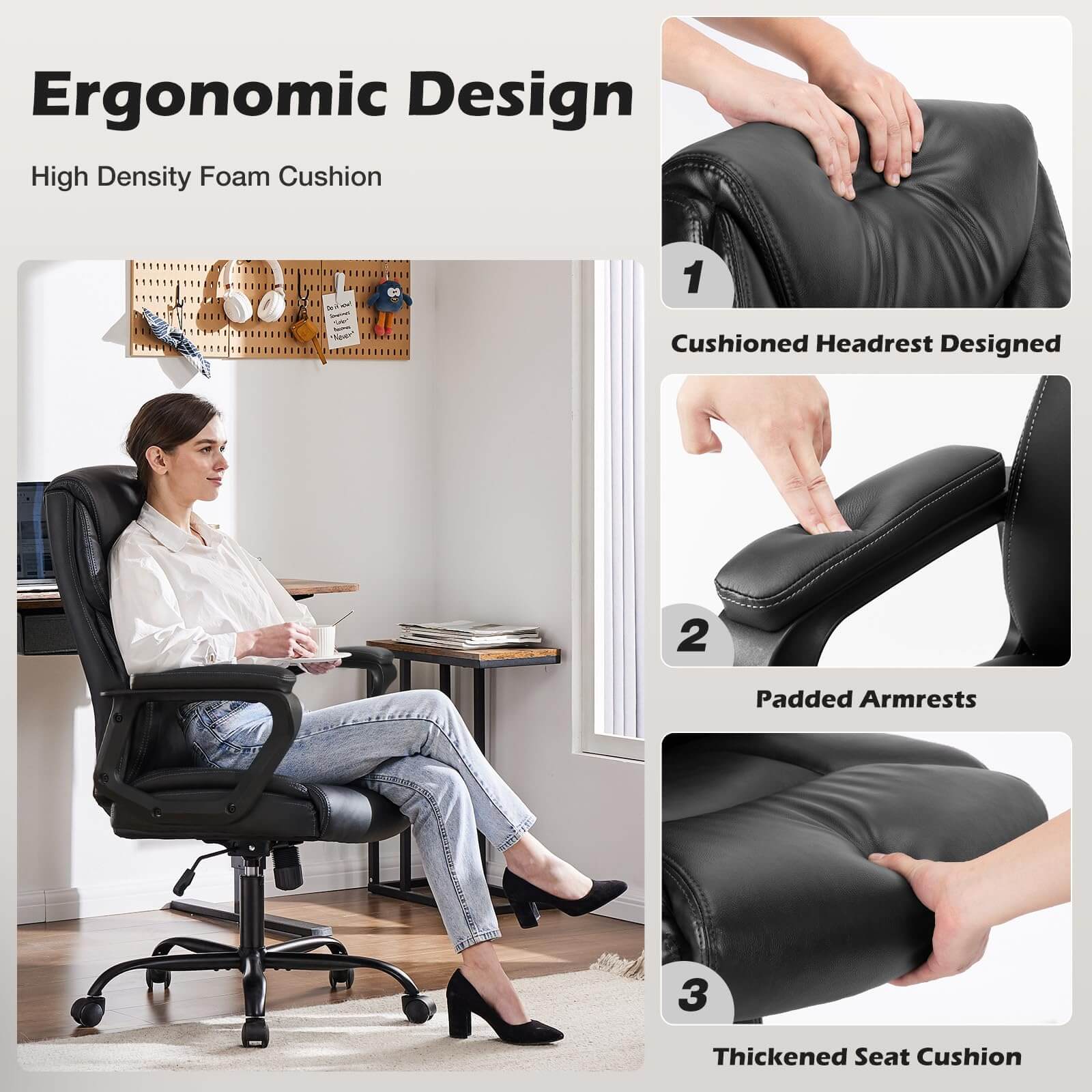 MyDepot Ergonomic Big and Tall High Back Executive Chair