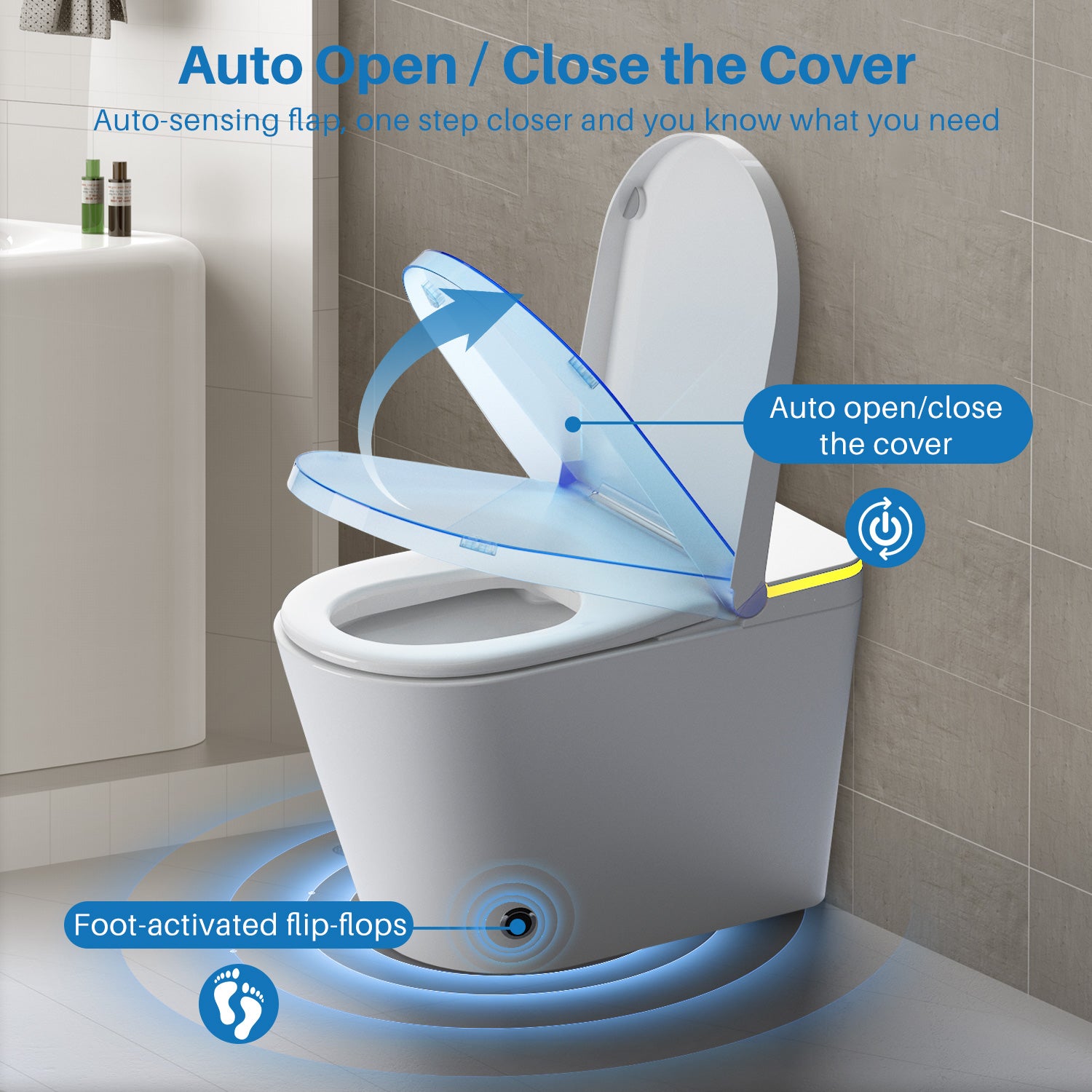 MyDepot One Piece Smart Bidet Toilet