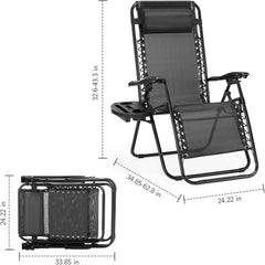 MyDepot Zero Gravity Chairs, Set of 2