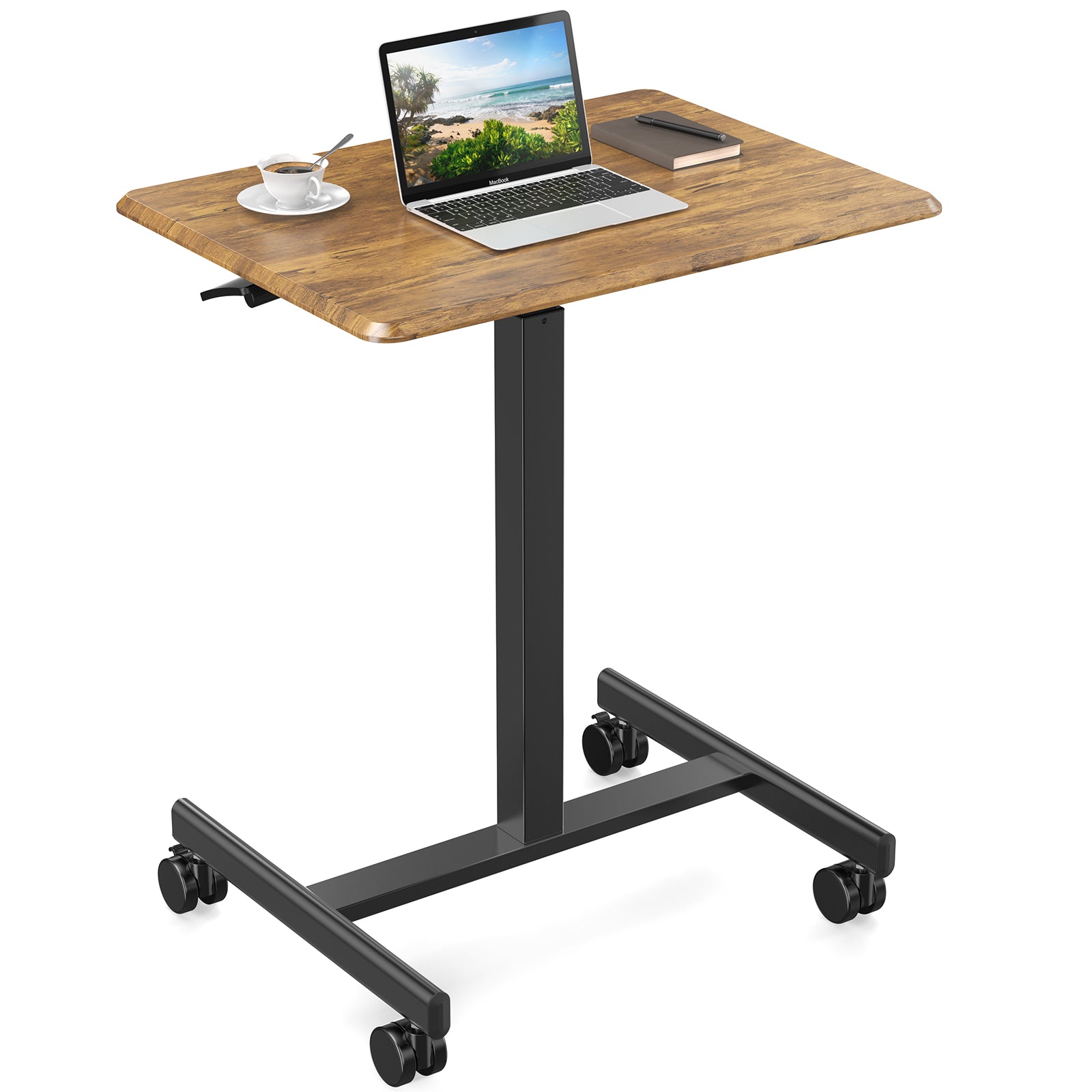 MyDepot Small Standing Desk Mobile Standing Desk Adjustable Height