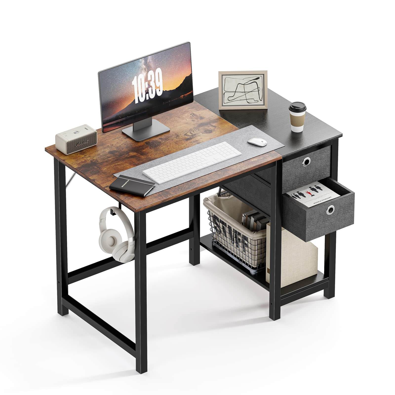 MyDepot Office Computer Desk with Drawers