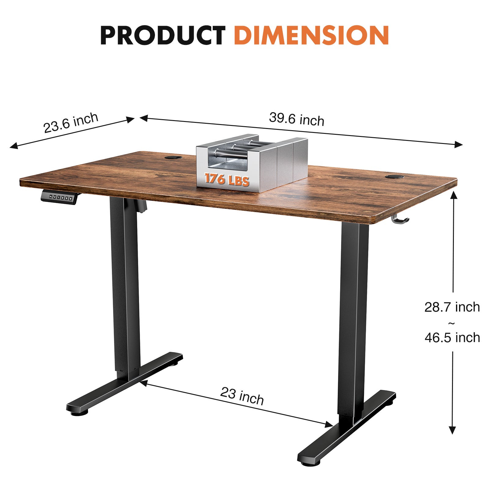 MyDepot Ergonomic Height Adjustable Table Workstation