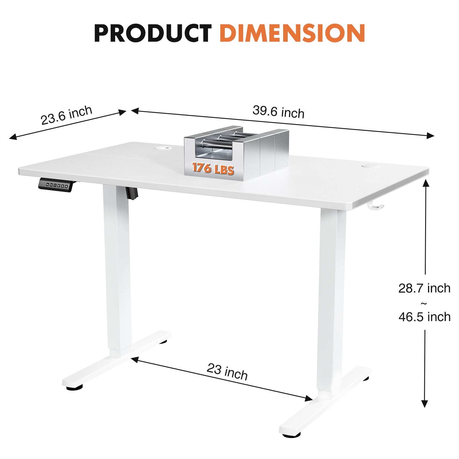 MyDepot Ergonomic Height Adjustable Table Workstation